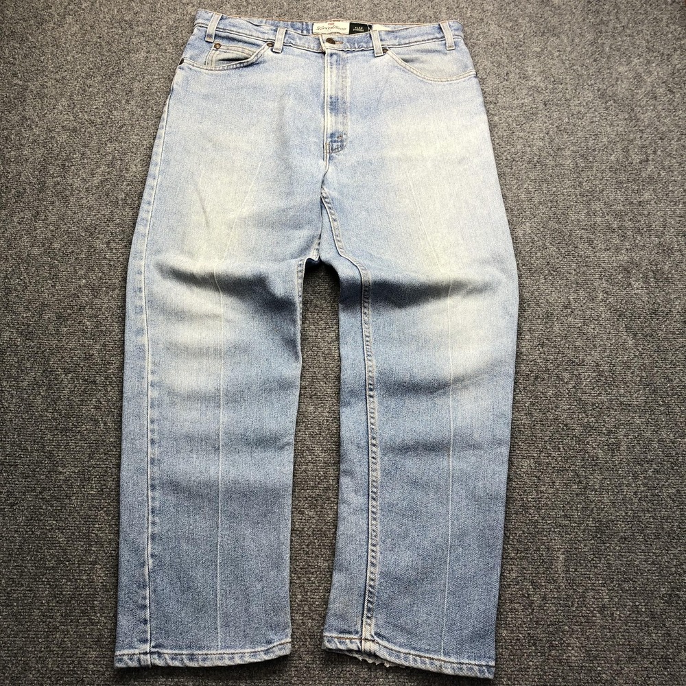 Vintage Levis Jeans Mens 36x28 Light Wash Blue  Stretch Denim Pants